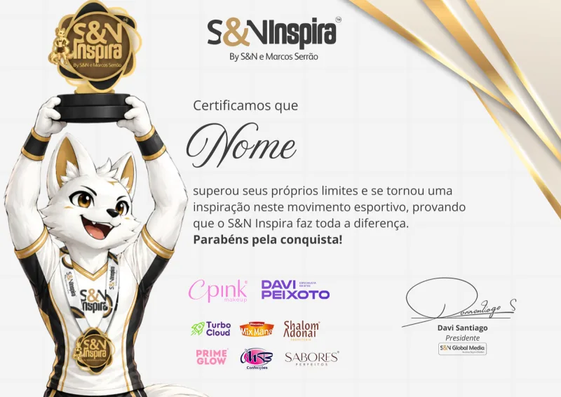 Certificado de participação S&N Inspira